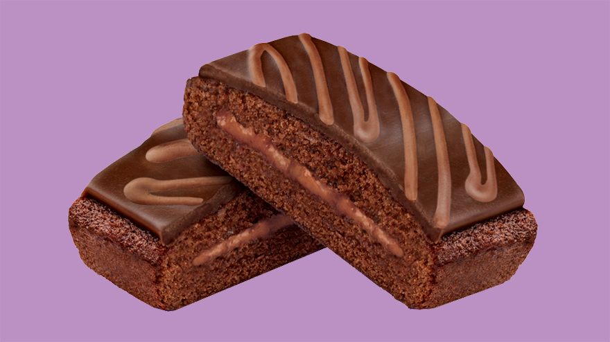 chocolate slice
